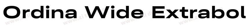 Ordina Wide Extrabol字体转换